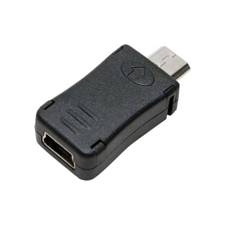 Adaptor USB 2.0 B micro mufa (tata) la USB mini 5pin soclu (mama) LOGILINK AU0010