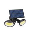 Reflector solar 8W 500lm IP65 cu senzor de miscare si cap rotativ 2 LED-uri COB