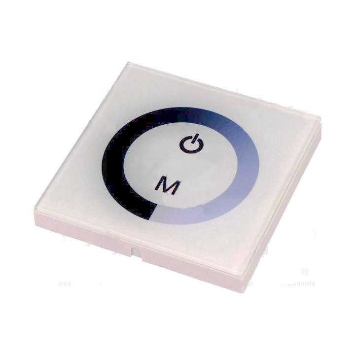 Controller LED Canale 1 12-24VDC TM-BOX 8A 86x86x36mm alba OPTOFLASH OF-TPTM06W-SL