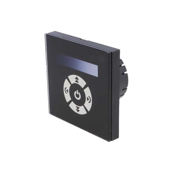 Controller LED Canale 1 8A 86x86x36mm negru 12-24VDC OPTOFLASH OF-TPTM06-E-SL