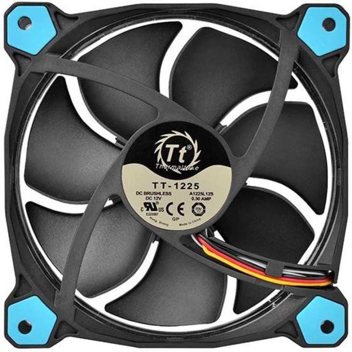 Ventilator Thermaltake Riing 12 High Static Pressure 120mm cu iluminare albastra