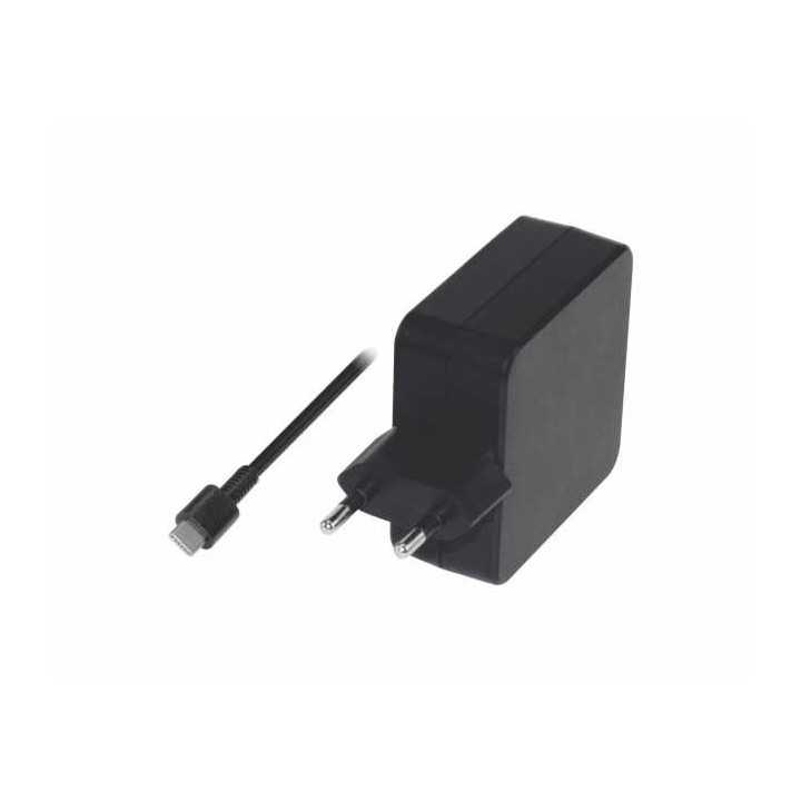 Incarcator retea 65W USB TYPE C 5V/3A 9V/3A 10V/5A 12V/5A 15V/4.33A 20V/3.25A Well