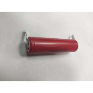 Acumulator LI-ION 18650 LG 2500mAh 20A 3.6V cu lamele U sudate LGDBHE21865