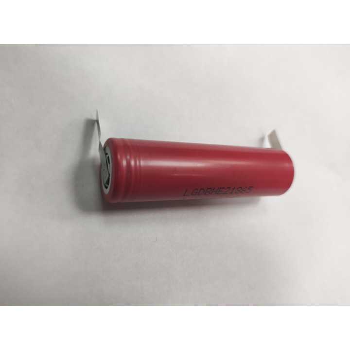 Acumulator LI-ION 18650 LG 2500mAh 20A 3.6V cu lamele U sudate LGDBHE21865