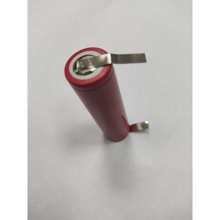 Acumulator LI-ION 18650 LG 2500mAh 20A 3.6V cu lamele U sudate LGDBHE21865