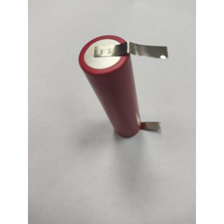 Acumulator LI-ION 18650 LG 2500mAh 20A 3.6V cu lamele U sudate LGDBHE21865