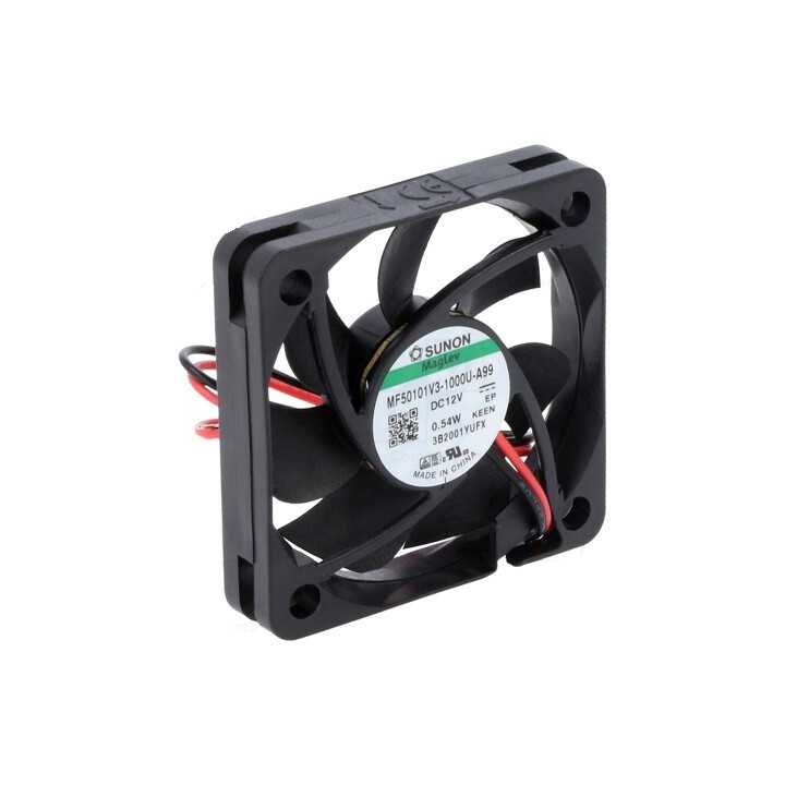 Ventilator DC axial 12VDC 50x50x10mm 14.26m3/h 22.4dBA Vapo SUNON MF50101V3-1000U-A99