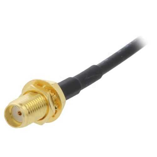 Cablu adaptor mama Fakra - SMA mama in unghi drept 10 cm JC Antenna AD.ANT.006