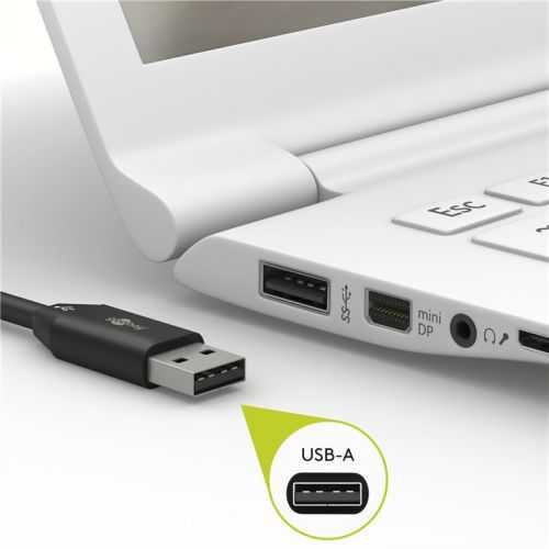 Cablu de date si incarcare USB type C 1m 3A gri/argintiu textil flexibil Goobay 49296