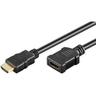 Cablu prelungitor HDMI tata - mama 3m HighSpeed v1.4 Ethernet 4K Ultra HD 2160p 30Hz Goobay