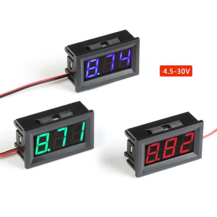 Voltmetru digital 4.5-30V cu display albastru