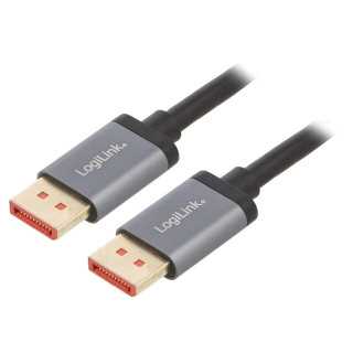 Cablu DisplayPort v1.4 HDCP v2.2 2m negru LOGILINK CDA0105