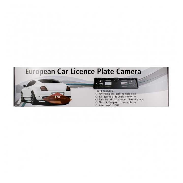 Camera pe suport pentru numar de inmatriculare Carguard SP008