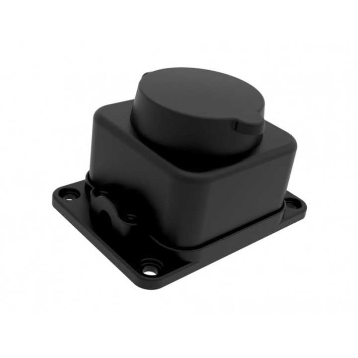 Fisa SCHUKO cauciuc cu capac Bemis BK1-1402-3511 2P+E 16A 250V aparenta IP54