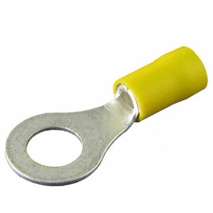 Papuc inel electric izolat 6.4mm galben 1buc Nedis