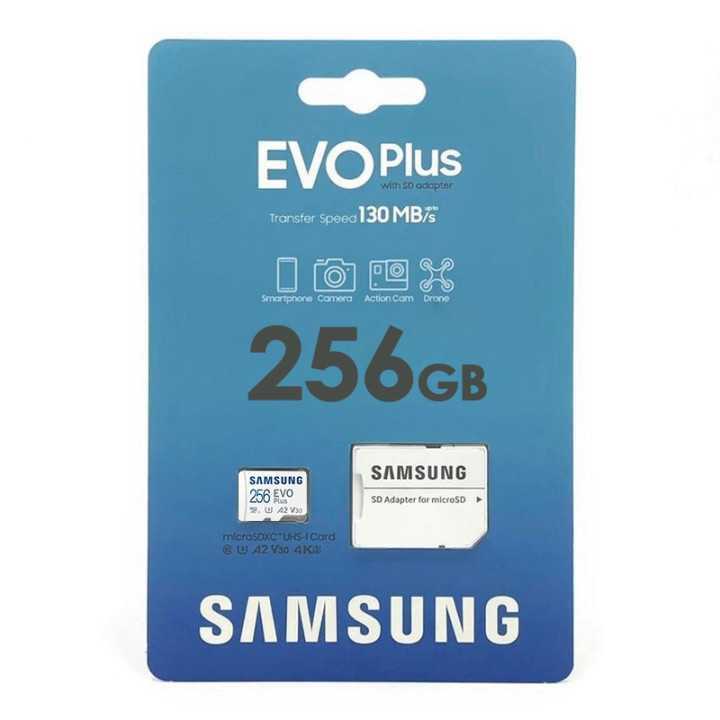Micro SD CARD 256GB UHS-1 EVO PLUS SAMSUNG MB-MC256KA/EU