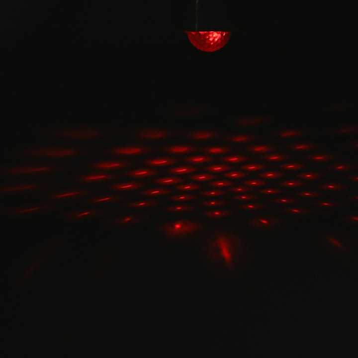 Set 4 Mini ASTRO RGB cu stroboscop si telecomanda