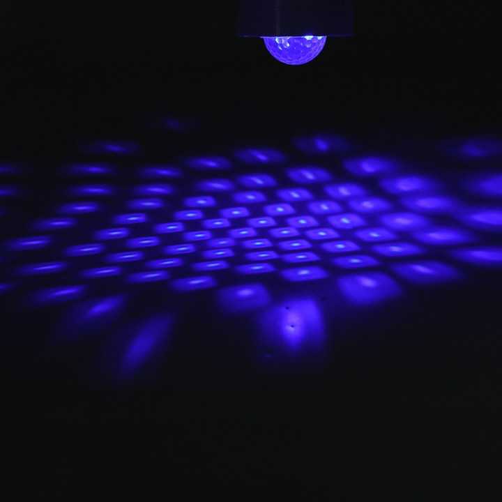 Set 4 Mini ASTRO RGB cu stroboscop si telecomanda