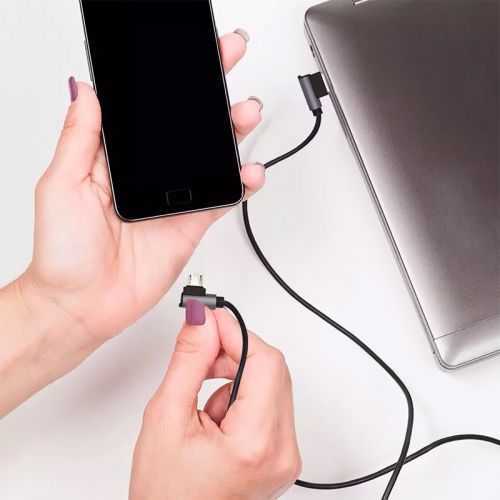 Cablu micro USB 1m DIAMOND EDITION negru V-TAC