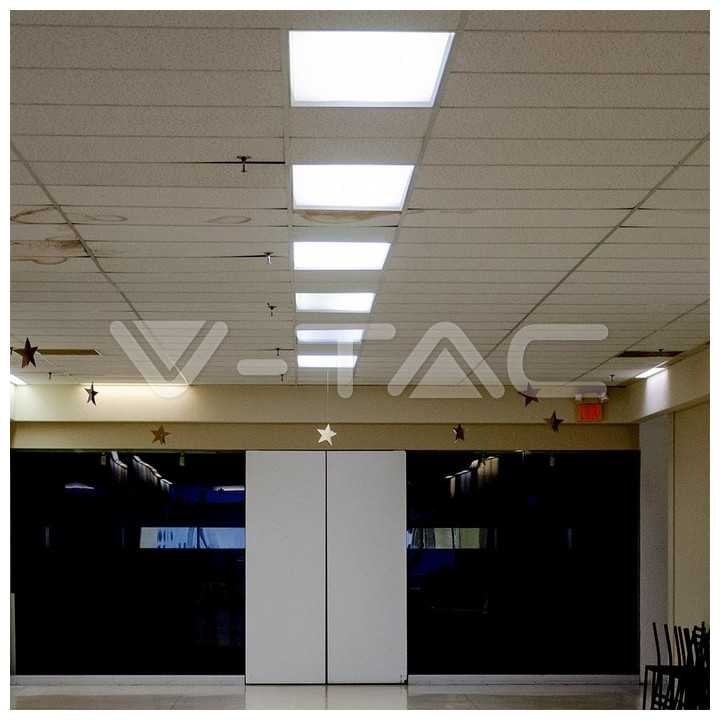 Panou LED 40W 4000lm aplicabil 60cm x 60cm 6500K alb rece IP20 V-TAC