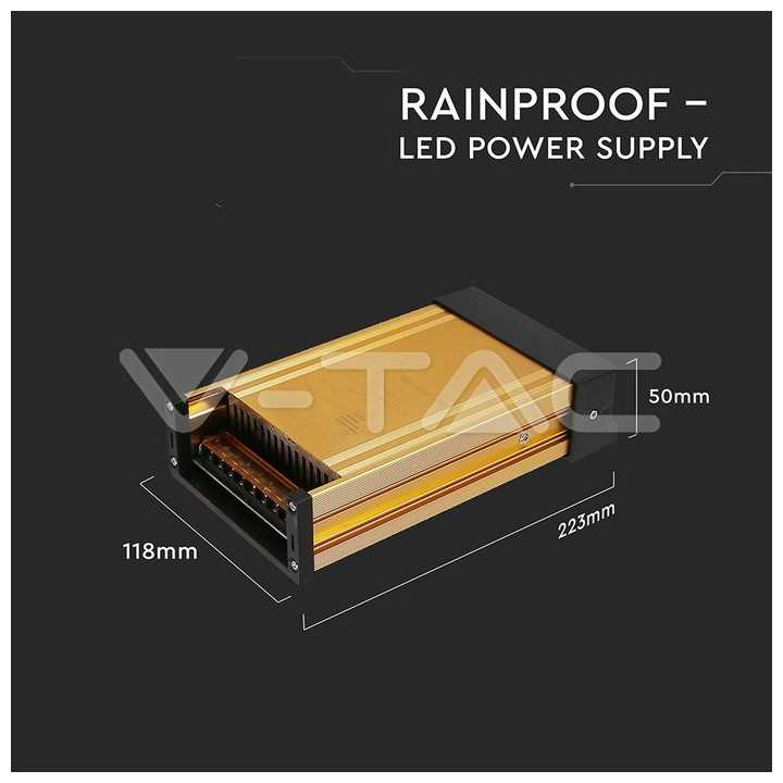Sursa alimentare SMPS 12V 400W 33.33A IP45 V-TAC