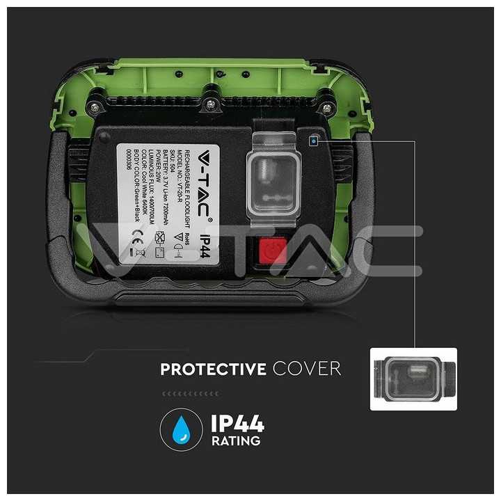 Reflector portabil 20W IP44 4000K 1400lm cip SAMSUNG V-TAC