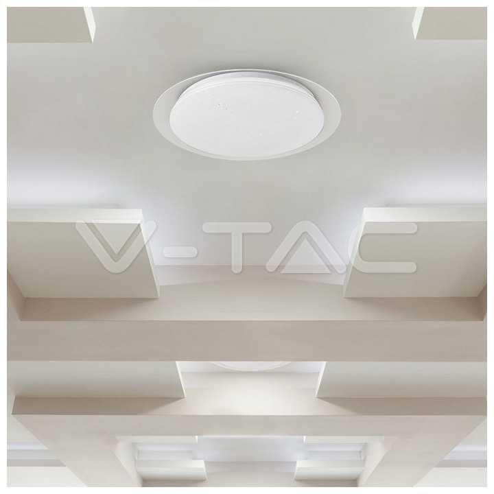 Aplica LED 40W 3IN1 dimabil cu telecomanda 2800lm IP20 V-TAC SKU-14741