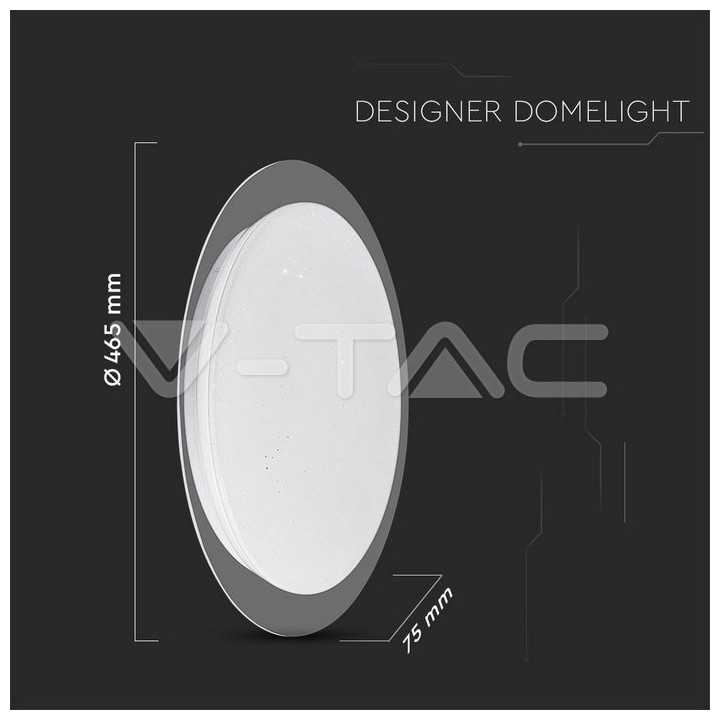Aplica LED 40W 3IN1 dimabil cu telecomanda 2800lm IP20 V-TAC SKU-14741