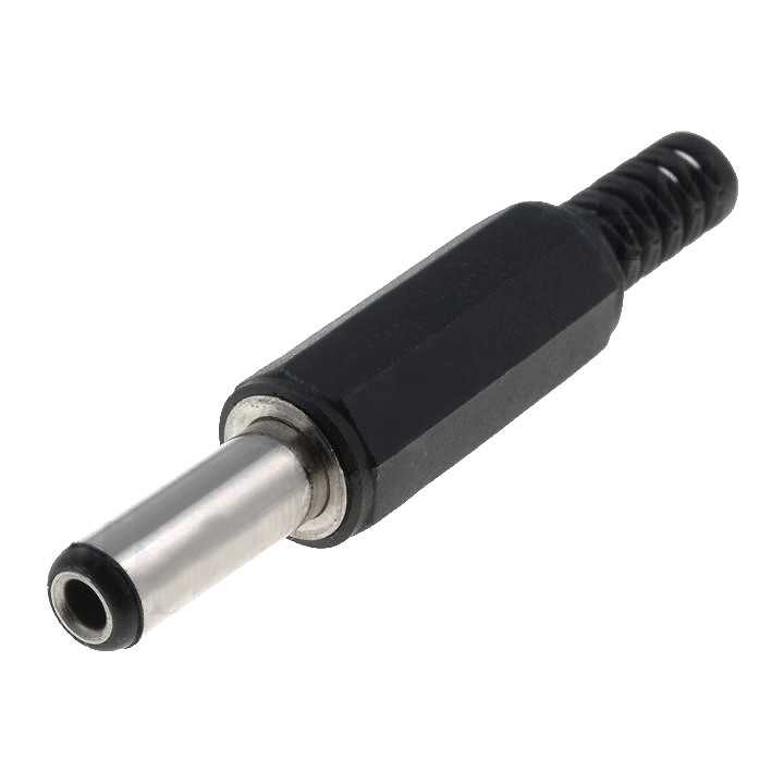 Mufa alimentare DC tata 5.5x 2.1 mm 14mm pe cablu PC-2.1/5.5-14