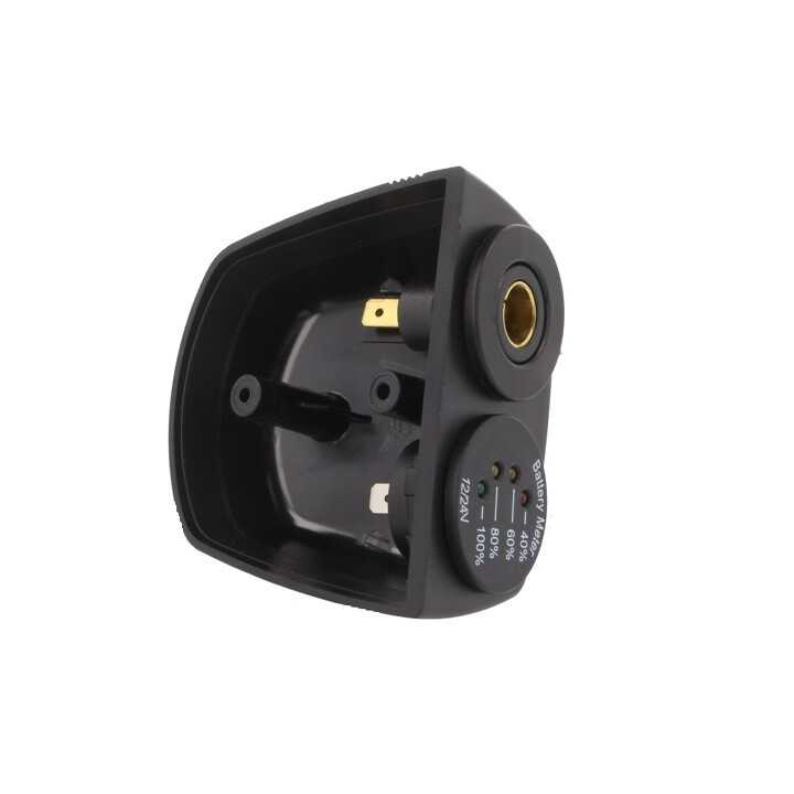 Voltmetru si soclu bricheta auto x1 7-33VDC neagra SCI A13-144DA254HD-BB3