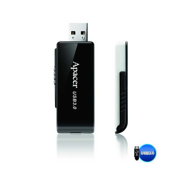 Memorie flash USB 3.2 32GB negru/alb Apacer AH350B AH32GAH350B-1