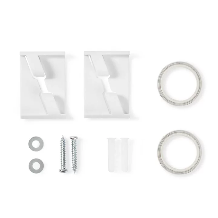 Pat de cablu 110x6 cm alb Nedis