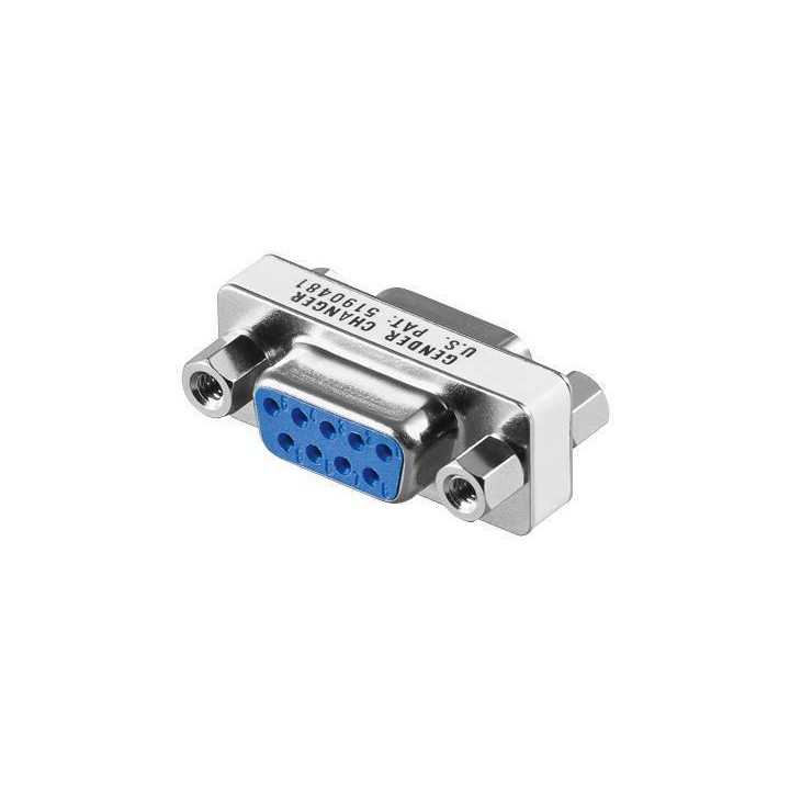 Adaptor prelungire RS232 serial DB9 mama-mama Goobay