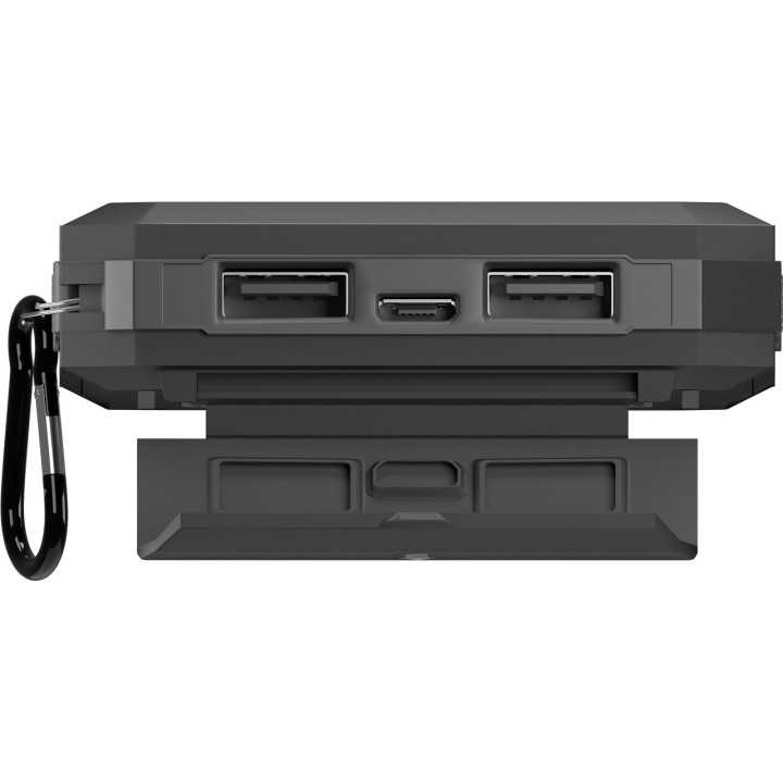 Solar PowerBank 8000mAh cu lanterna LED busola rezistent la socuri si apa Goobay