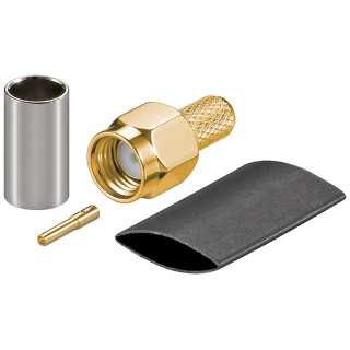 Conector RP-SMA tata cu sertizare RG58 Goobay