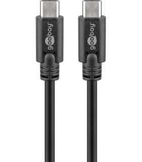 Cablu sincronizare incarcare super viteza USB TYPE C 3.2 Gen 1 - USB TYPE C 3m 3A 5Gbit/s Goobay