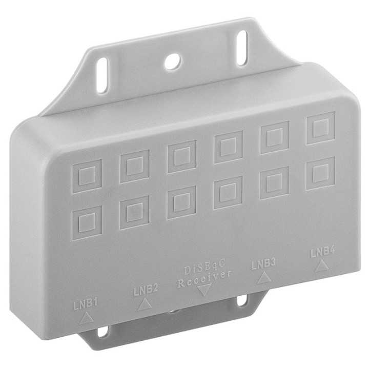 Comutator 4x1 switch 4 LNB-uri DiSEqC 900-2400MHz Goobay