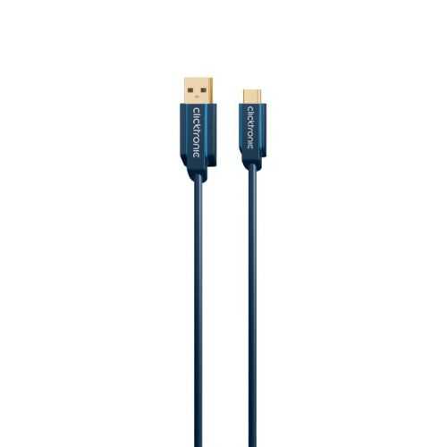 Cablu Profesional 1m USB TYPE C - USB 3.0 4.5W SuperSpeed 5Gbit/s OFC cupru aurit Clicktronic