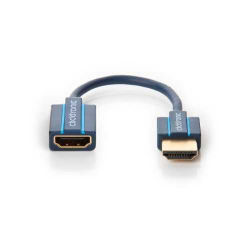 Adaptor prelungitor HDMI mama-tata 10cm OFC cupru 3D Ultra HD 4K 60Hz Clicktronic