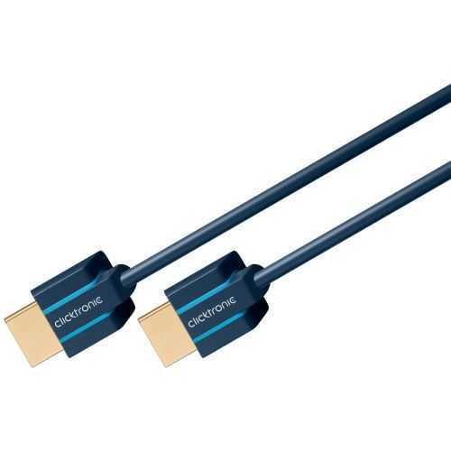 Cablu Profesional ultra-slim 4mm HDMI 2m tata-tata ARC Ultra HD 4K 60Hz cu Ethernet OFC AWG34 Clicktronic
