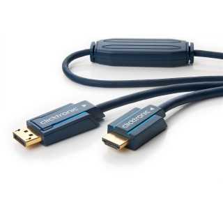 Cablu Profesional DisplayPort - HDMI 1m Full-HD 1920x1200p AWG30 Clicktronic