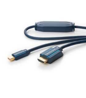 Cablu Profesional 1m mini DisplayPort - HDMI 1920x1200p Apple MacBook/Pro/Air OFC cupru AWG32 Clicktronic