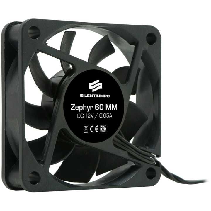 Ventilator 60mm Zephyr 60 SPC012 60 x 60 x 15 mm 2000RPM SILENTIUM PC