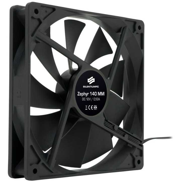 Ventilator Zephyr 140 SPC018 140 x 140 x 25mm 600RPM SILENTIUM PC