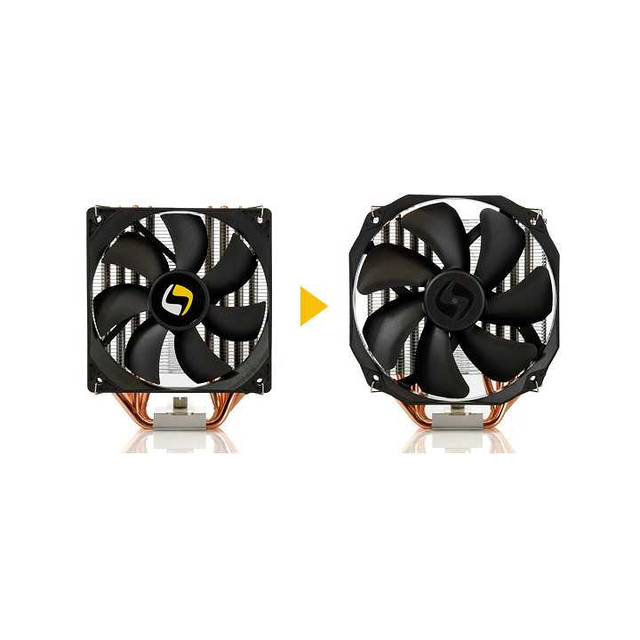 Ventilator 140mm Sigma Pro 140 PWM SPC137 140 x 140 x 25 mm 500-1400RPM SILENTIUM PC