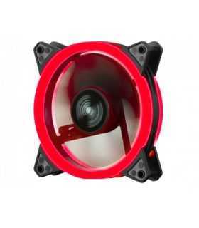 Ventilator 120mm HALO DUAL RED LED rosu 120 x 120 x 25 mm Floston