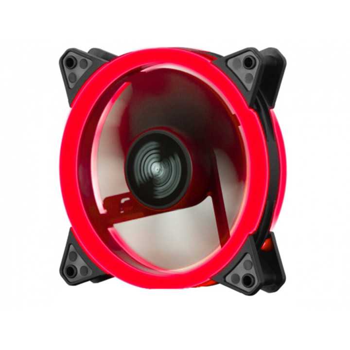 Ventilator 120mm HALO DUAL RED LED rosu 120 x 120 x 25 mm Floston