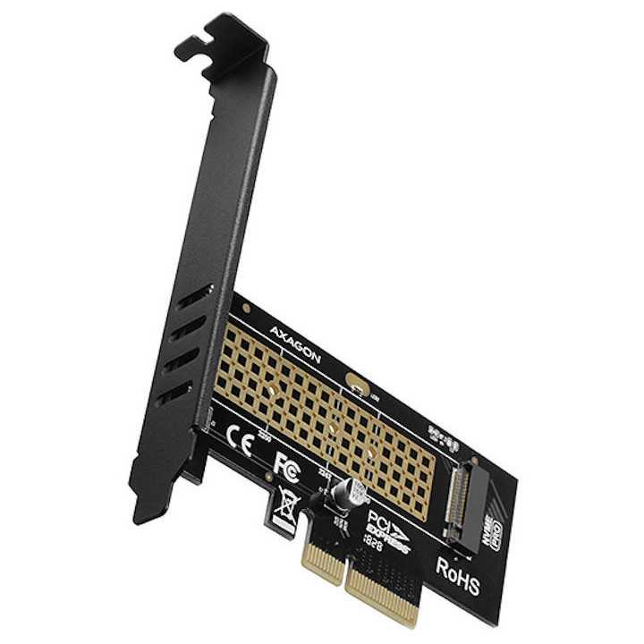 Adaptor Intern PCEM2-N PCI-E 3.0 4x - M.2 SSD NVMe suport SSD pana la 80mm AXAGON