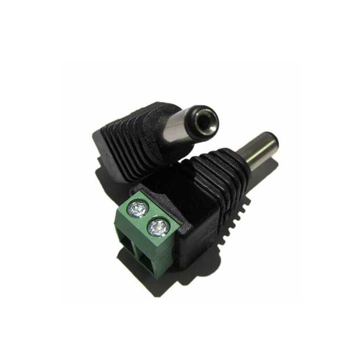 Mufa alimentare DC 2.5x5.5 mm tata prindere rapida tip regleta