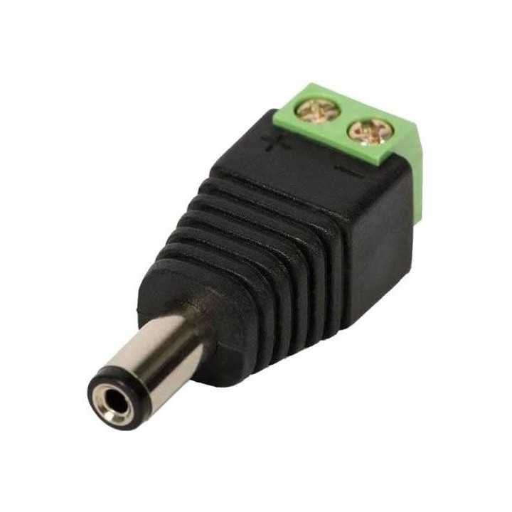 Mufa alimentare DC 2.5x5.5 mm tata prindere rapida tip regleta